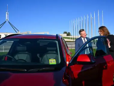 Bowen says Australia’s small but growing fleet of EVs is saving 15 million litres of petrol a week