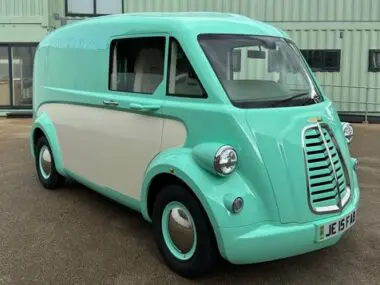 Iconic Morris JE van to get electric relaunch, with carbon fibre body and ute and camper options