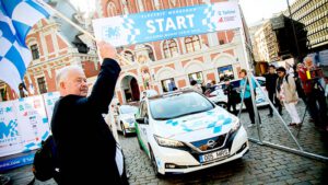Nissan LEAF is driving electric marathon event in Europe