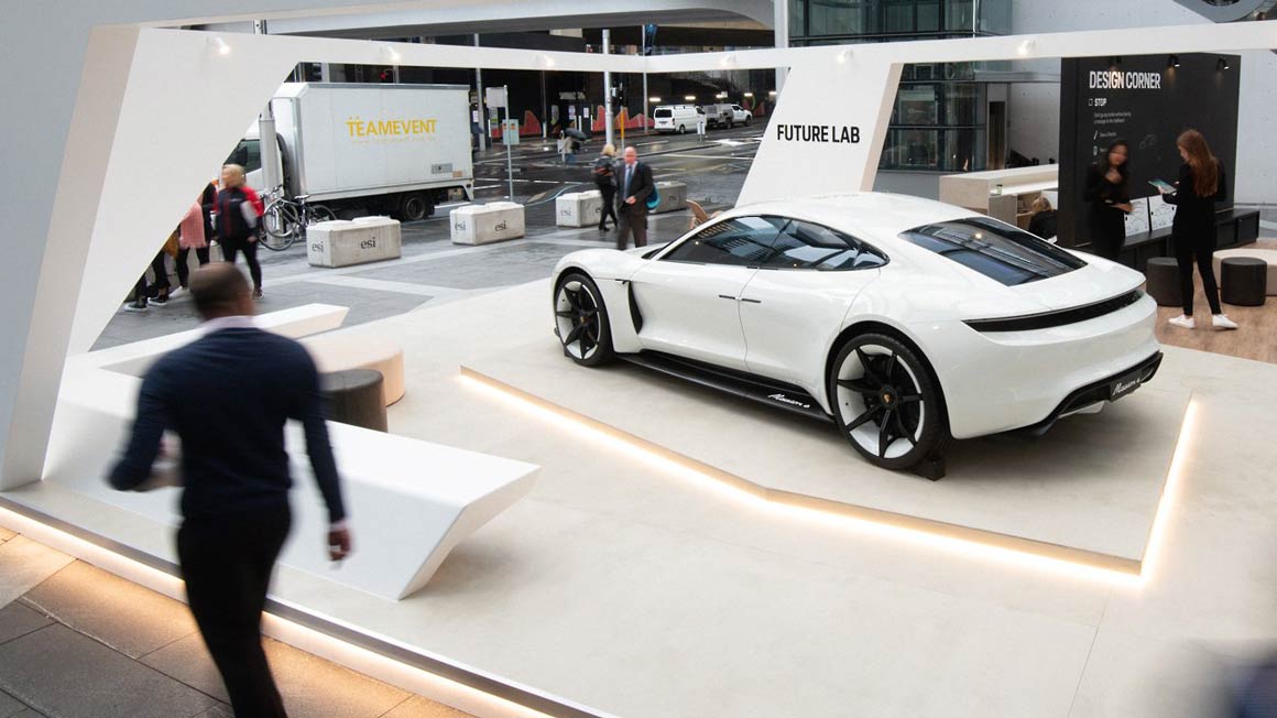 Porsche shows off Mission E concept in Sydney ahead of Taycan's