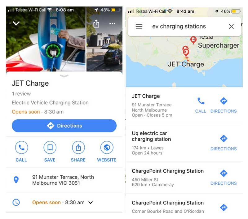 google maps jetcharge