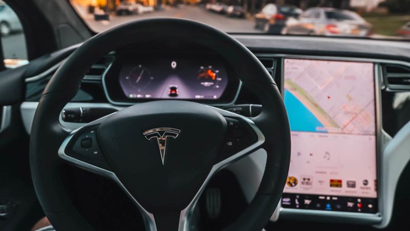 Tesla with GPS