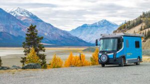 From the Arctic to Tierra del Fuego, in an electric van powered by sun, wind and water