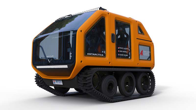 Antarctica all electric vehicle