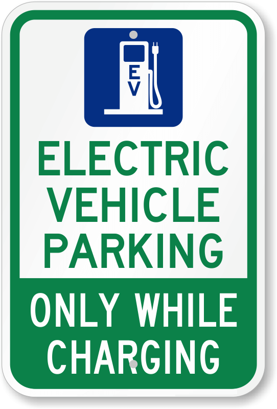 EV parking only while charging