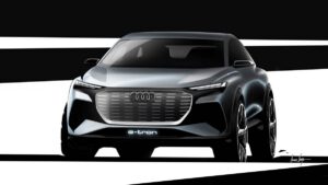 Audi releases images of electric Q4 e-tron, and 20,000 pre-orders confirmed