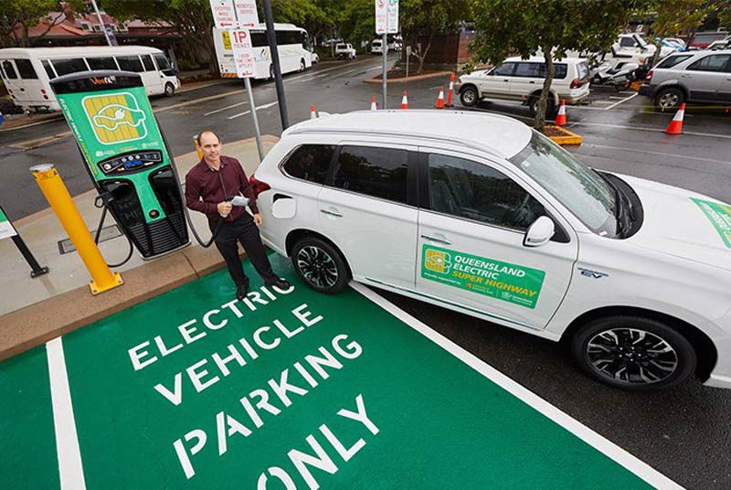 Queensland's most popular EV charging locations revealed and they're