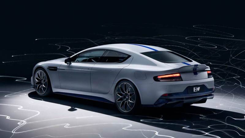 The new all-electric Rapide E. Source: Aston Martin