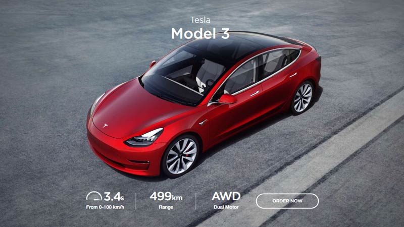 Model 3 Australia Order Page Live Soon Tesla Boosts