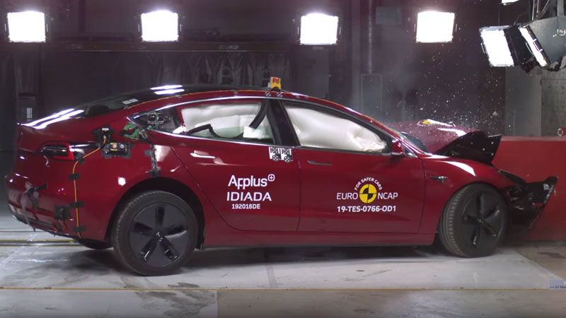 Tesla Model 3 Smashes European Ncap Tests With Best Safety