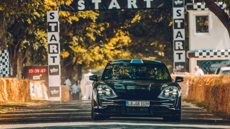 porsche taycan goodwood
