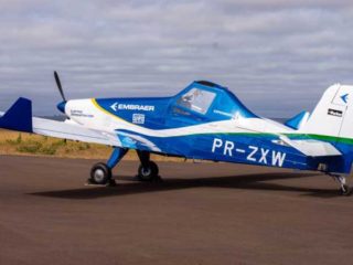 Agricultural aircraft Ipanema served as the basis for the electric prototype. Embraer