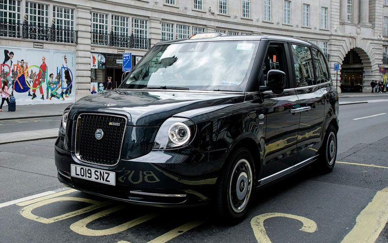electric london taxi