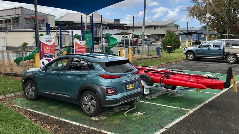 The charging station at Tully - last one before Cairns