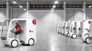 Electric assisted cargo bike rethinks delivery van
