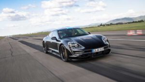 The tech behind those 26 full throttle Porsche Taycan launches