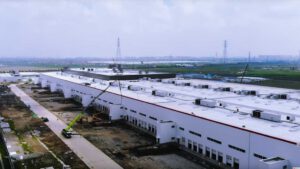 Construction charges ahead at Tesla’s Shanghai Giga-factory