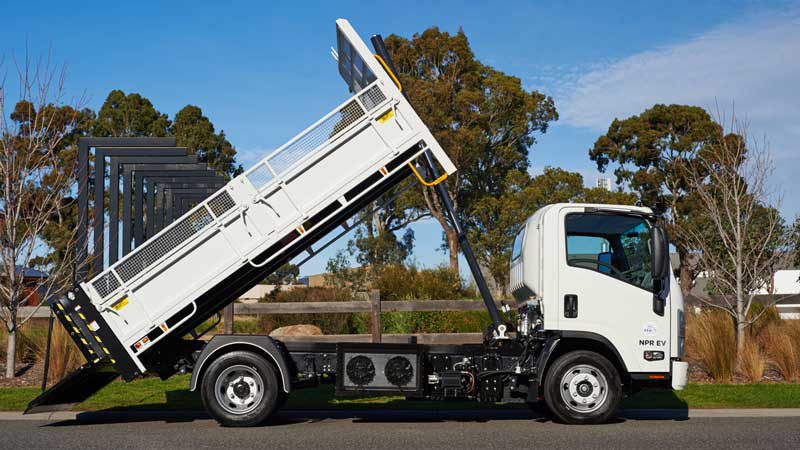 sea electric tipper truck