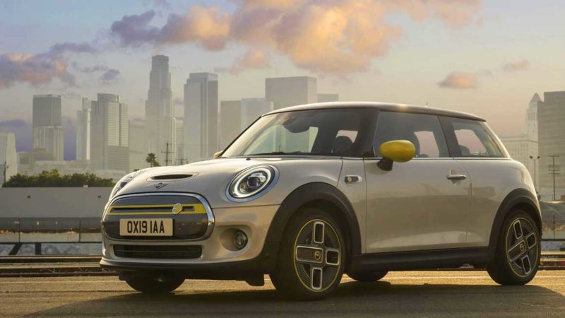 The all-electric Mini Cooper SE. Supplied