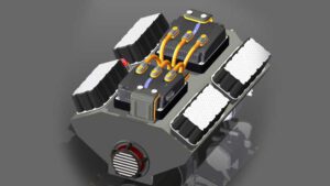 Land Cruiser conversion disguises electric motor as “V8 engine”