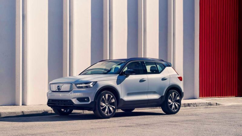 Volvo XC40 Recharge in Glacier Silver. Source: Volvo