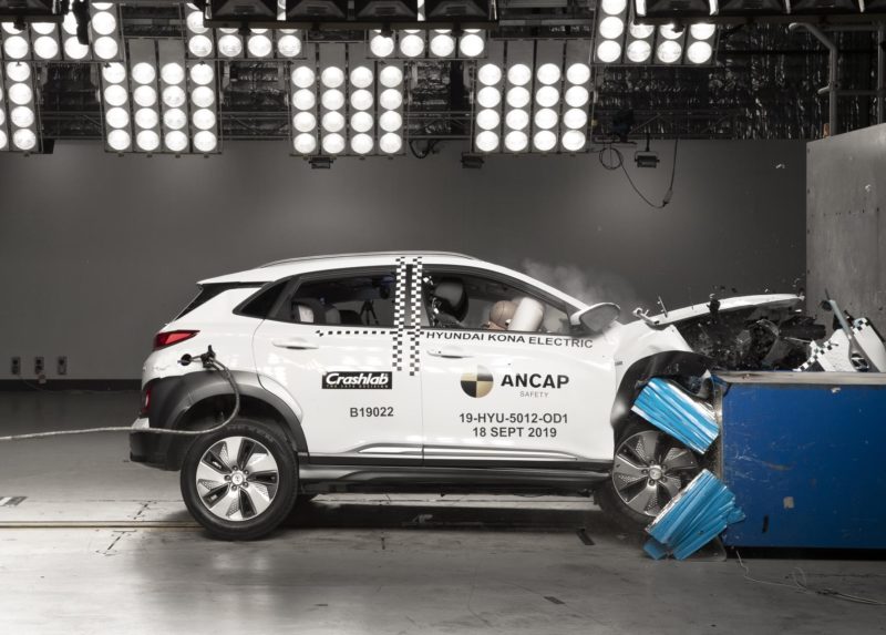 Hyundai Kona first EV to undergo crash tests in Australia