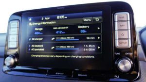 How does EV battery charge percentage match up with driving range?