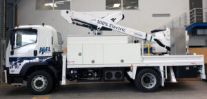 SEA reveals its first all-electric cherry picker