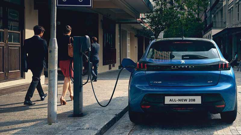 Peugeot's all electric e-208. Source: Peugeot