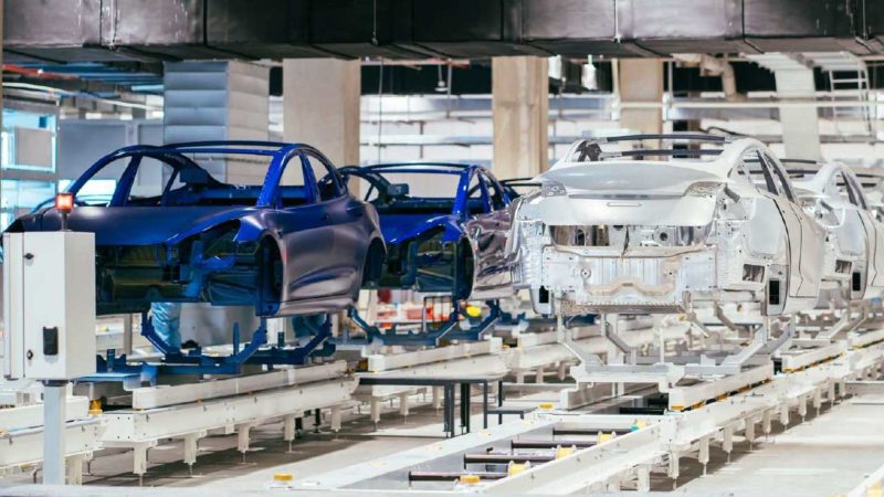 Shanghai Gigafactory 3 paint shop. Source: Tesla