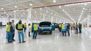 Rivian scales up factory to make 100,000 EVs for Amazon