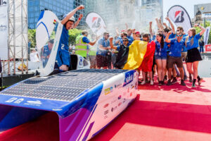 Belgium’s Agoria claims line honours in world solar electric car challenge