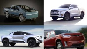 Elon Musk hints at wild “cybertruck” electric ute design