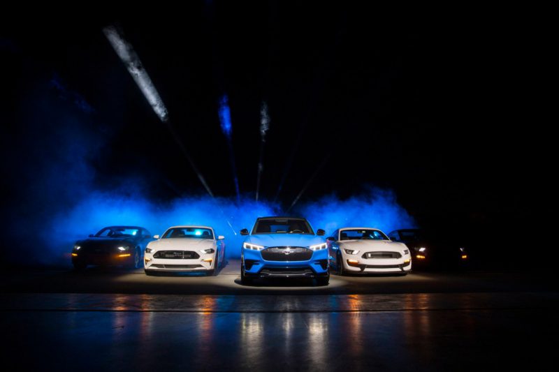Ford introduces the Mustang Mach-E GT SUV in Los Angeles on Sunday, Nov. 17, 2019. The GT Performance Edition brings the thrills Mustang is famous for, targeting 0-60 mph in the mid-3-second range and an estimated 342 kW (459 horsepower) and 830 Nm (612 lb.-ft.) of torque.