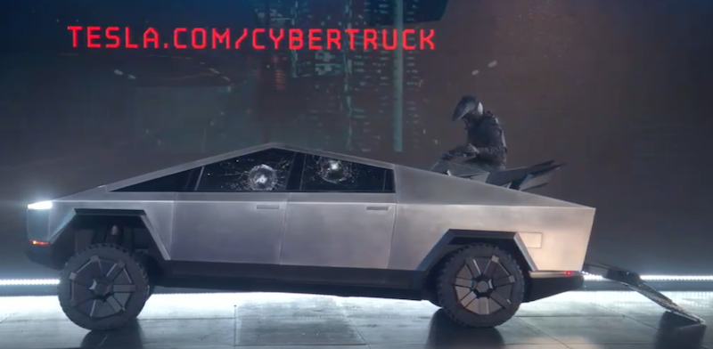 musk stuns tesla fans with launch of cybertruck same price as model 3