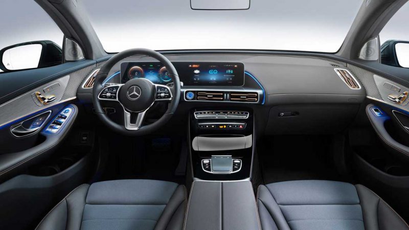 The all-electric EQC SUV. Source: Mercedes-Benz