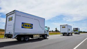 Ikea goes electric with zero emissions truck launched in Queensland