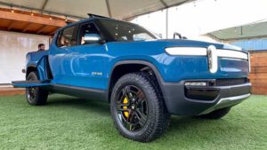 Rivian cuts proposed prices for electric ute and SUV after Cybertruck unveil