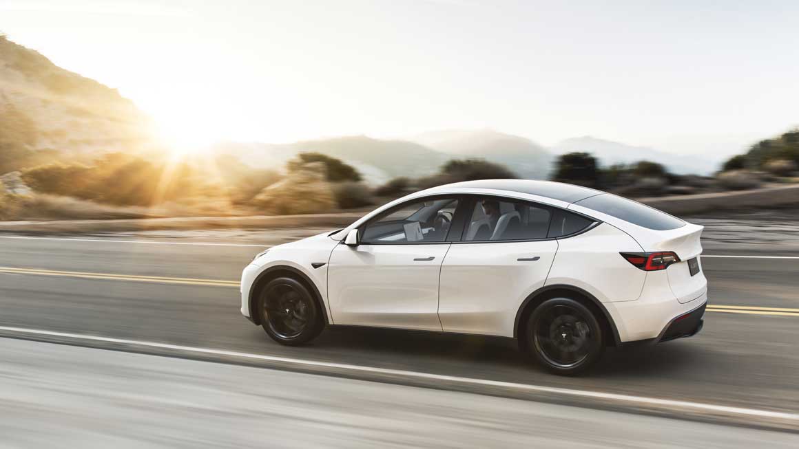 Tesla Model Y Performance White 2020 Tesla Model Y Driven Electric