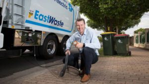 South Australia cleans up with first all-electric garbage truck