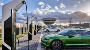 Porsche unveils Europe’s most powerful EV charging park