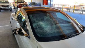 Tesla Model S windows smashed, captured in shocking “sentry” security video
