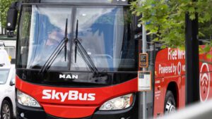 Adelaide Airport buses first fleet to go 100% electric with SkyBus