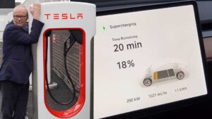 Tesla ramps up first V3 supercharger installations for Europe