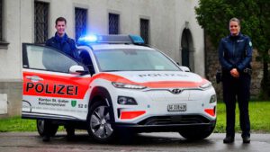 European police fleets love Hyundai’s electric cars