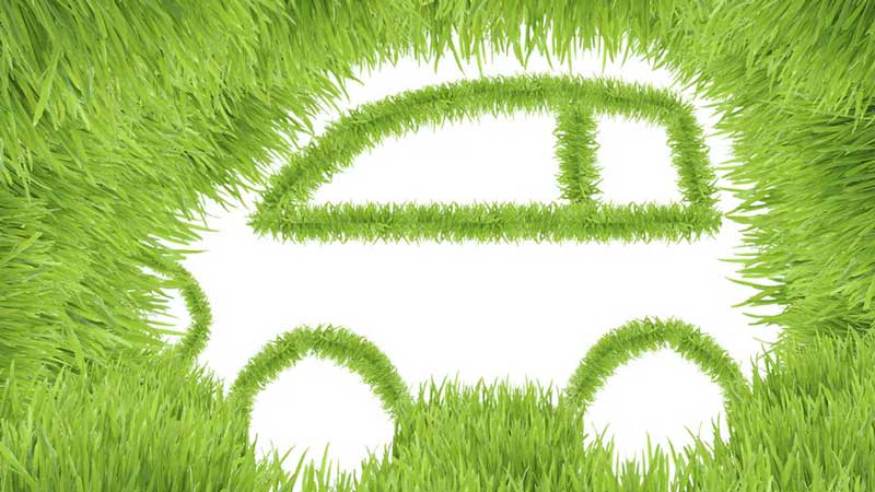 green car