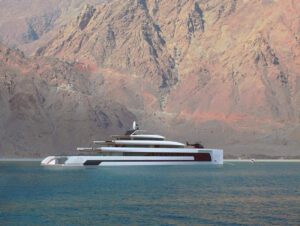 Super yacht concept taps solar and battery for “sustainable seafaring”