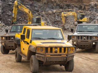 The Bortana EV uses the chassis of a diesel-powered Agrale Marruá