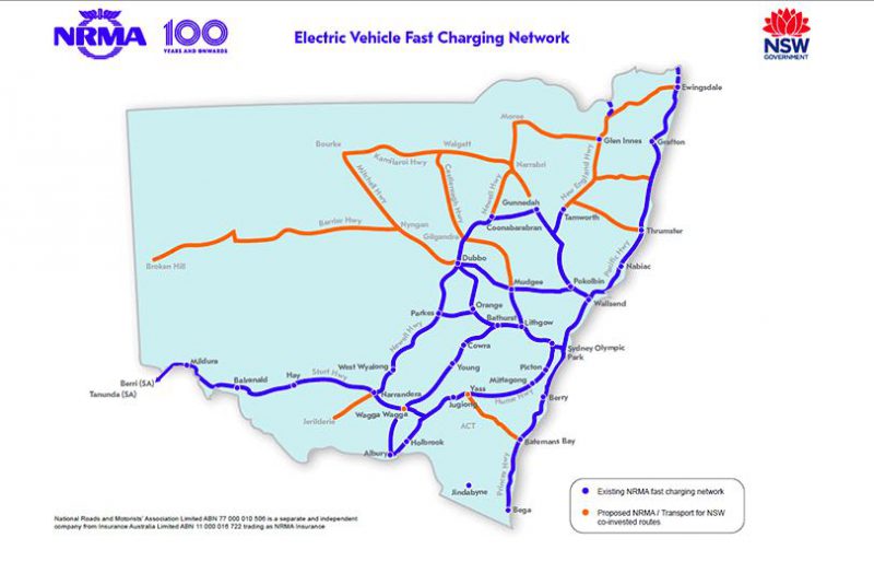 NRMA to deliver another 20 EV fast chargers to cover regional NSW