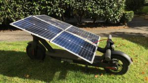 Monash mobility student patents solar-powered electric scooter